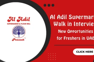 Al Adil Supermarket Walk in Interview