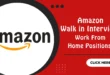 Amazon Walk in Interview