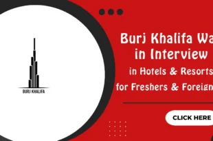 Burj Khalifa Walk in Interview