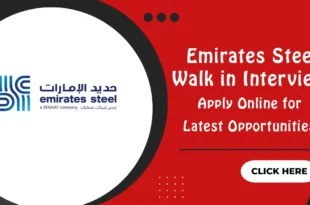 Emirates Steel Walk in Interview
