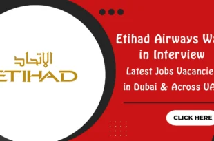 Etihad Airways Walk in Interview