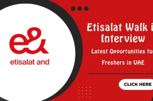 Etisalat Walk in Interview