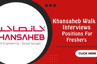 Khansaheb Walk in Interview