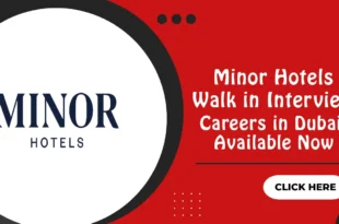 Minor Hotels Walk in Interview