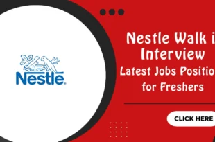 Nestle Walk in Interview