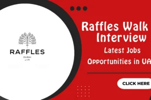Raffles Walk in Interview