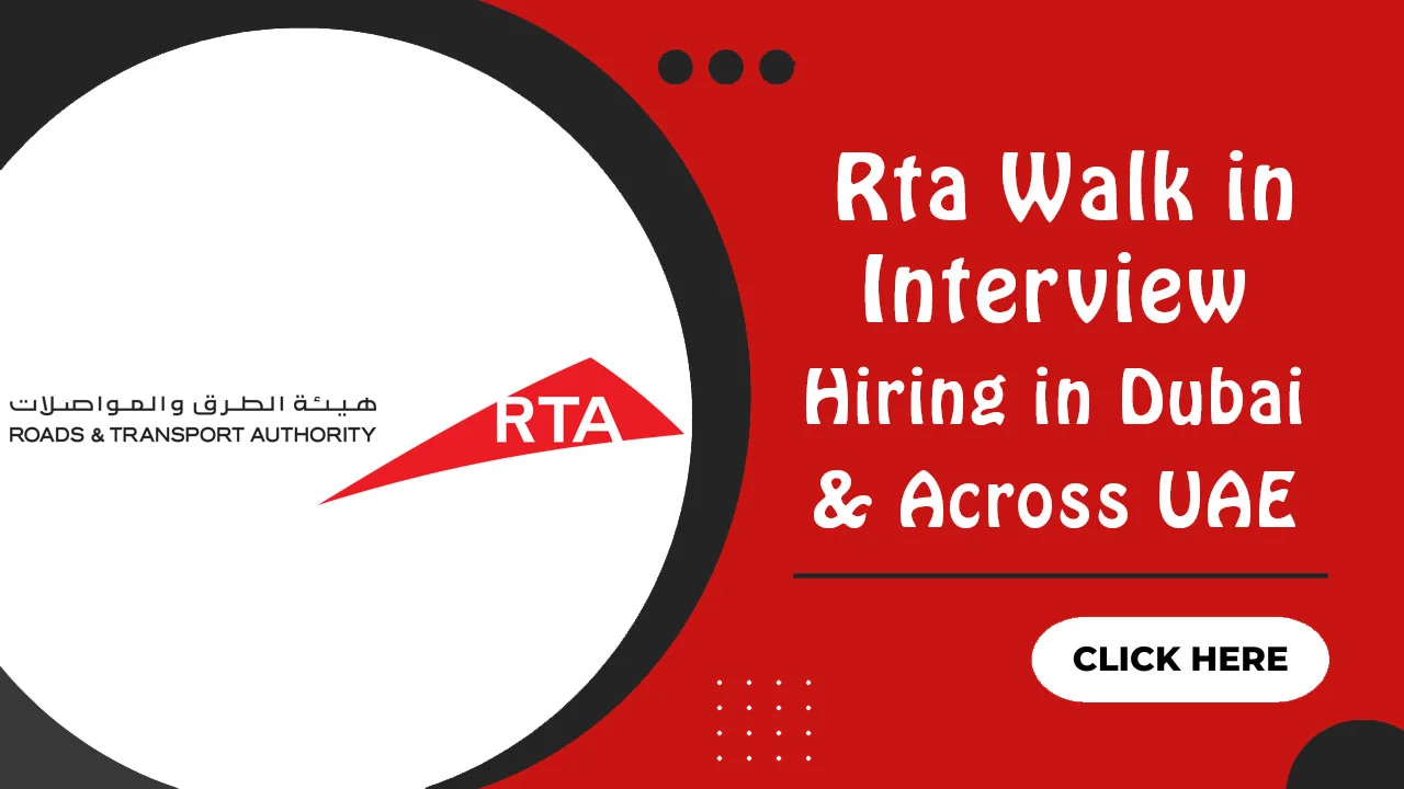 Rta Walk in Interview