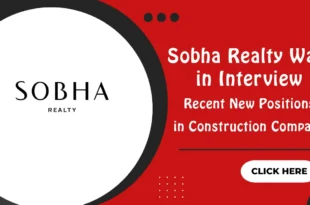 Sobha Realty Walk in Interview
