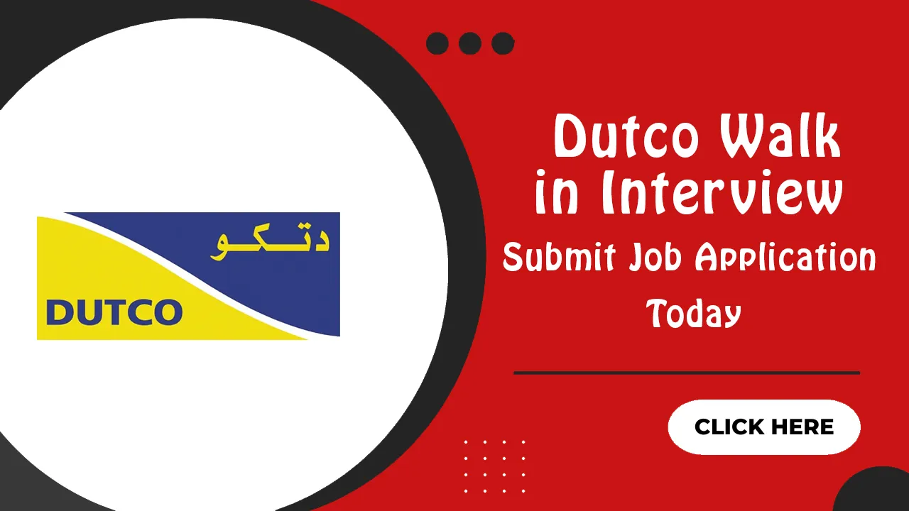 Dutco Walk in Interview